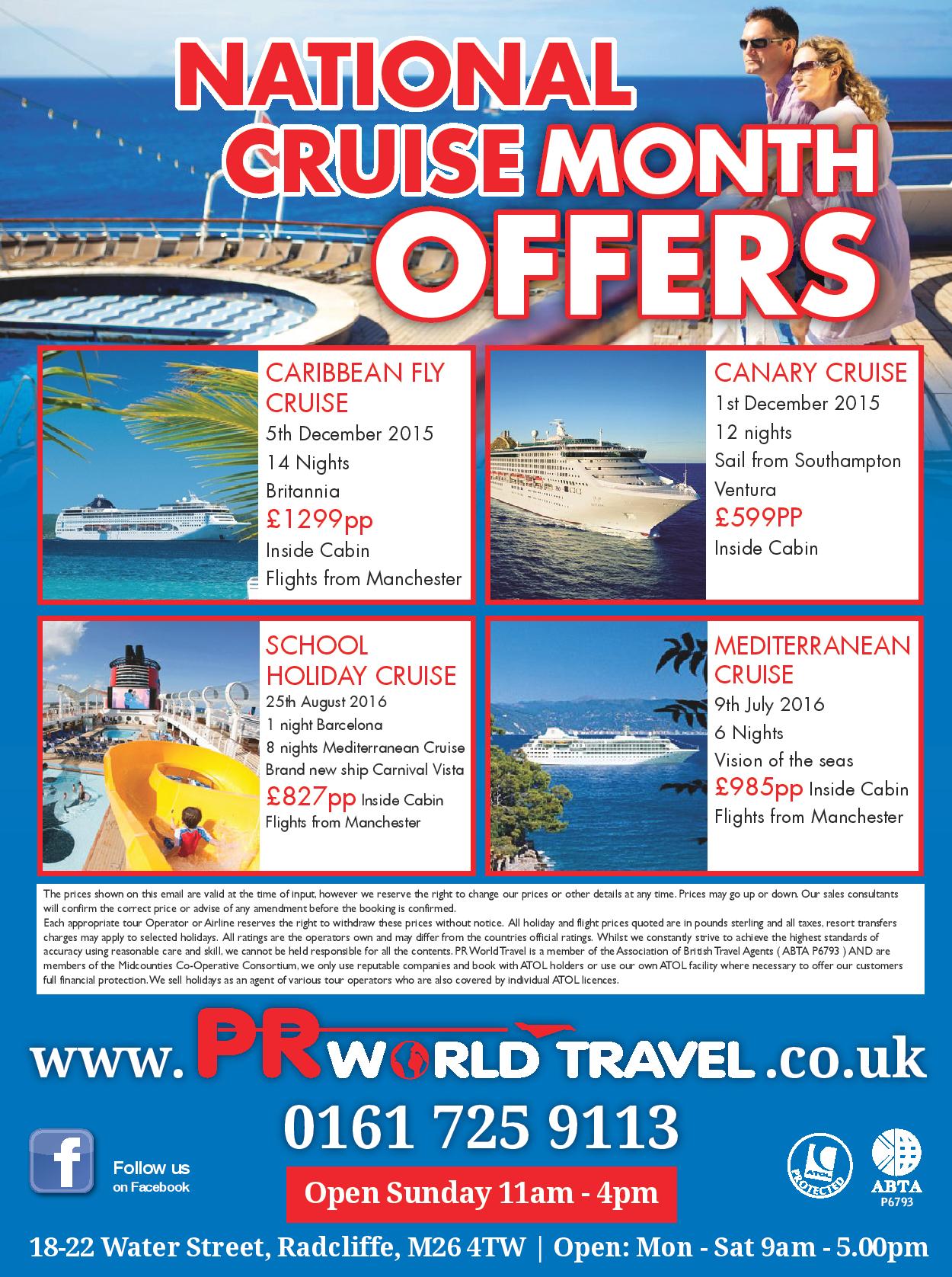 Cruise Week Is Here…!! PR World Travel